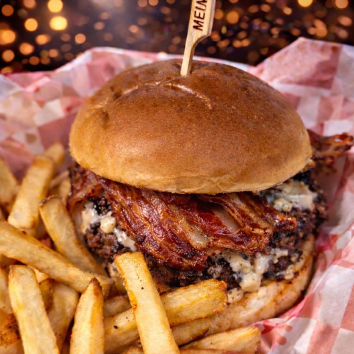 Black and Bleu Burger
